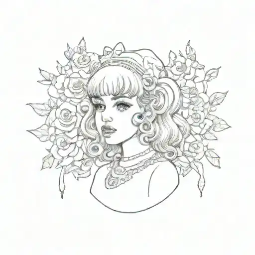 K-12 Melanie Martinez album tattoo design idea