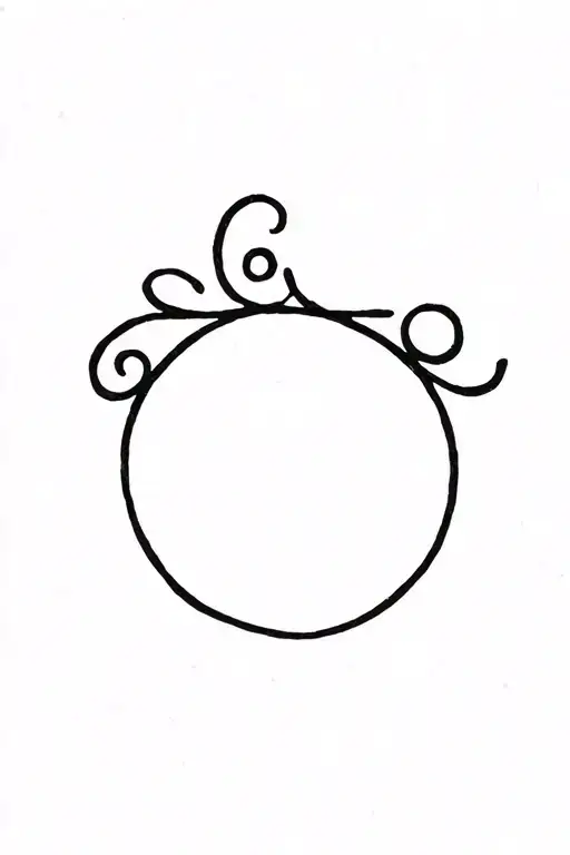 wedding band with scrollwork that goes up the inside of the finger tattoo design idea