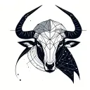 taurus and cancer constellation tattoo design idea