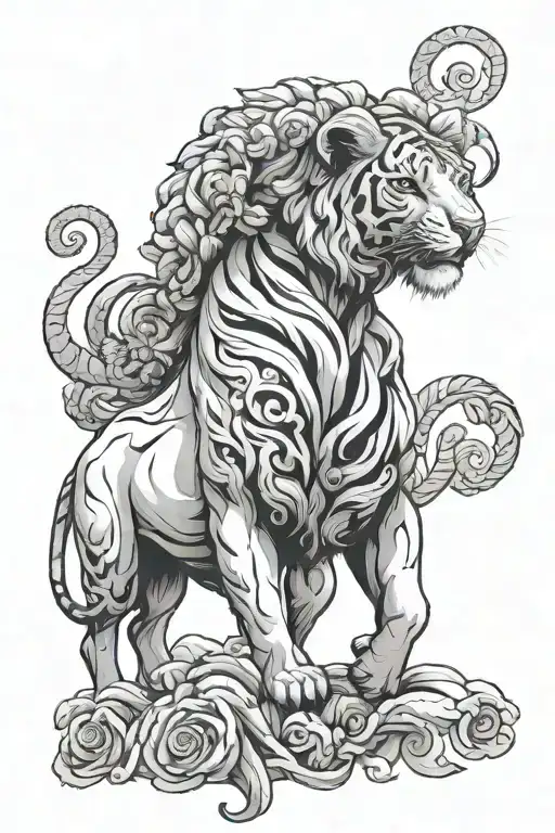 aries zodiac sign,Nadiah,depression,tiger, brave,something to prove  tattoo design idea