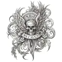 my mercy prevails over my wrath tattoo design idea