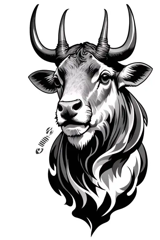 I am 25 year old boy. My sign is Taurus. My element is Earth and my supporting planet is Jupiter. animal not needed tattoo design idea