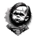 Chucky tattoo design idea