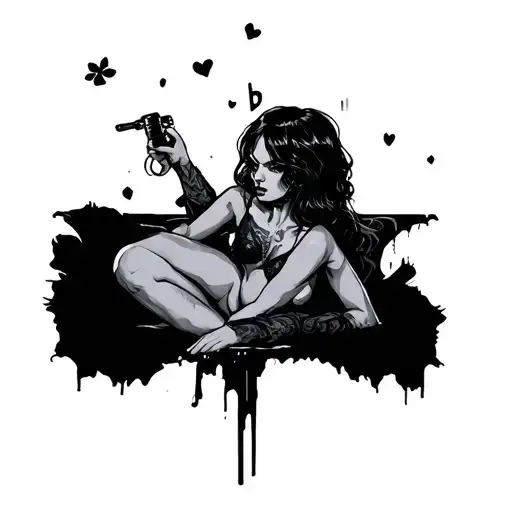 Slut tattoo design idea