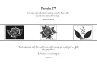 Proverbs 17:17 tattoo design idea