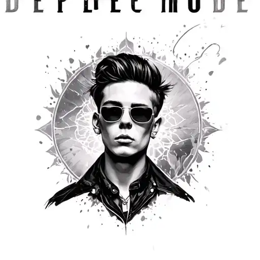 depeche mode tattoo design idea