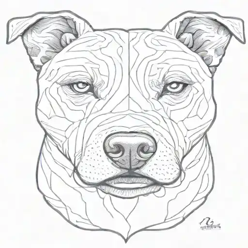 outline dog memorial tattoo tattoo design idea