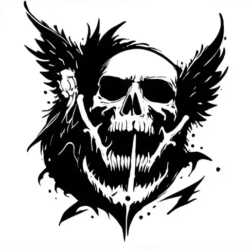 Hollywood undead, linkin park, three days grace, mushroomhead tattoo design idea