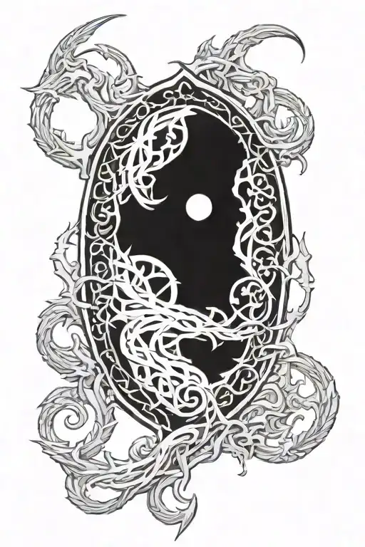 Elden Ring Logo tattoo design idea