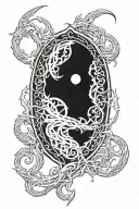 Elden Ring Logo tattoo design idea