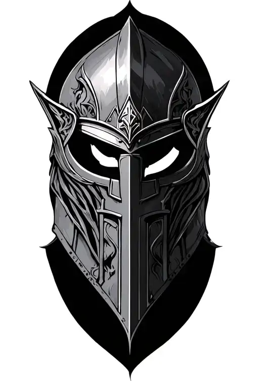 knight  tattoo design idea