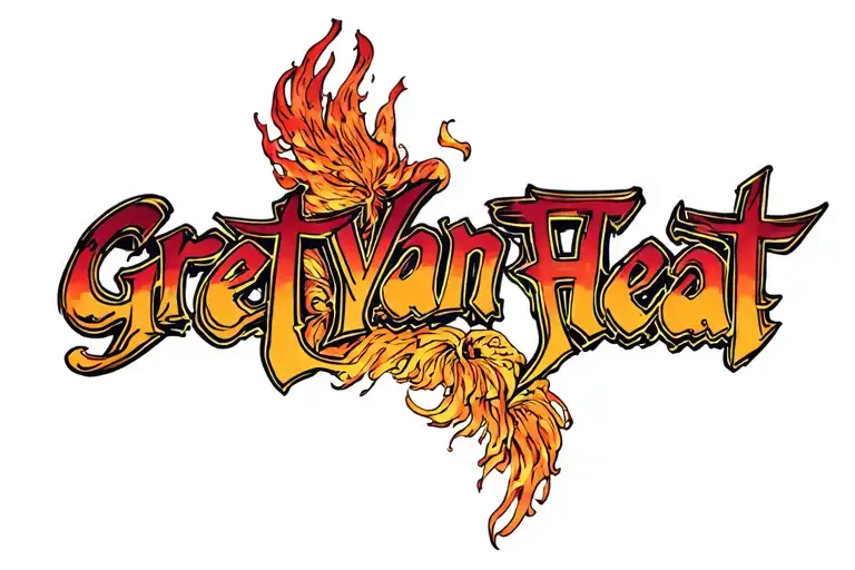 greta van fleet heat tattoo design idea