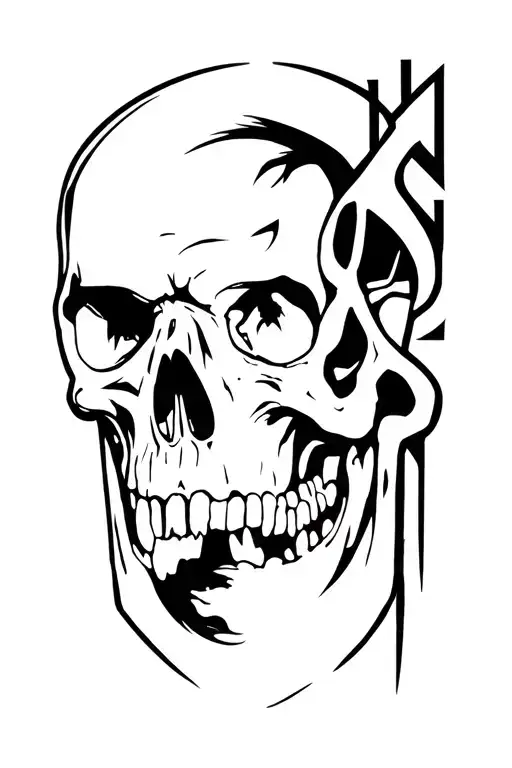 overcoming cancer tattoo design idea