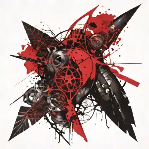 chronos tattoo design idea