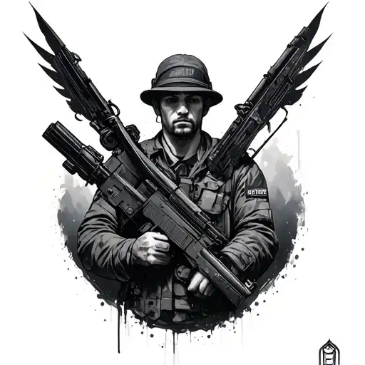 Metro 2033 tattoo design idea