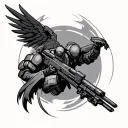 helldivers tattoo design idea