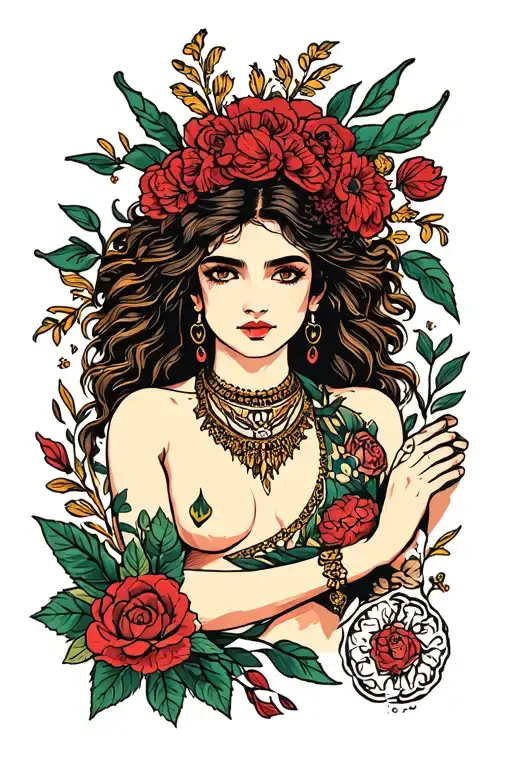 maliketh tattoo design idea