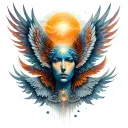 Heaven tattoo design idea