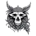 Anglo Saxon tattoo design idea