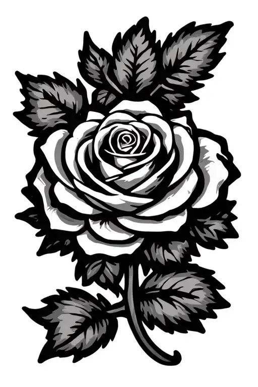 Yorkshire rose leeds united tattoo design idea