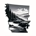 Washington State tattoo design idea