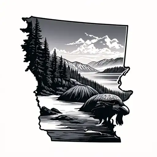 Washington State tattoo design idea