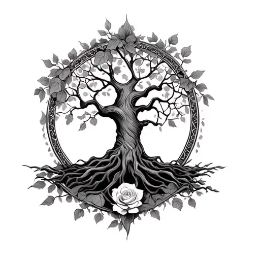 ivy-rose,mallorie,tree of life, tattoo design idea