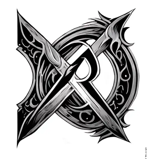 Bind Rune tattoo design idea