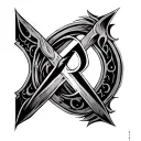 Bind Rune tattoo design idea