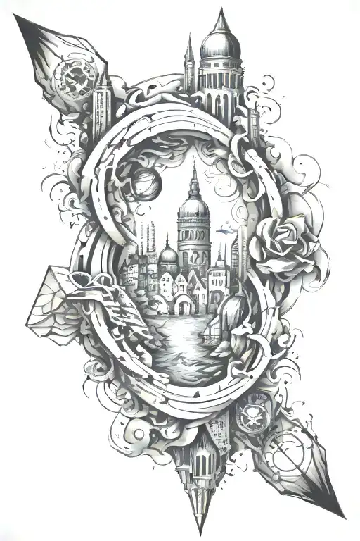 duality tattoo design idea