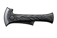 Tomahawk axe tattoo design idea