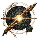 weaver creating complex patterns , alchemist making gold from common metals. does this with feelings tattoo design idea