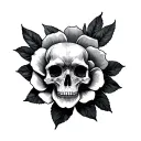 Solid Black tattoo design idea