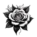 Solid Black tattoo design idea