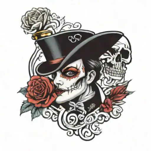 Phantom of the opera singer tattoo design idea
