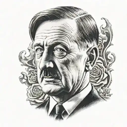 hitler tattoo design idea