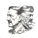 hitler tattoo design idea