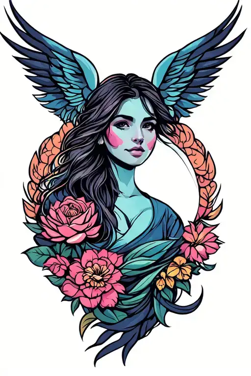 serenity courage wisdom tattoo design idea