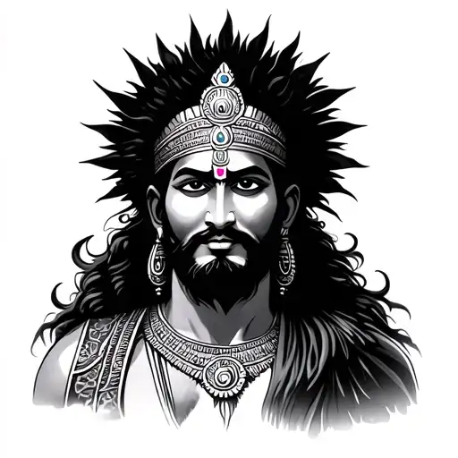 karan mahabharat tattoo design idea