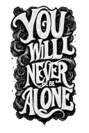 "You will never be alone" Morse Code tattoo design idea
