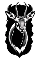 Springbok tattoo design idea