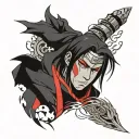 itachi uchiha tattoo design idea