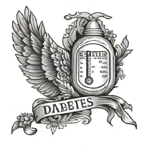 Type 1 Diabetes tattoo design idea