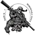 Bred For War tattoo design idea