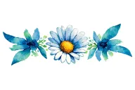 daisy tattoo design idea