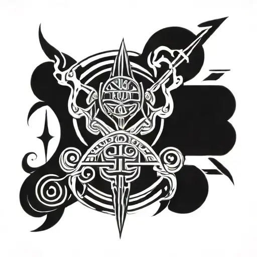 brother Gemini tattoo men strength and mind thinking intelligence power tattoo design idea