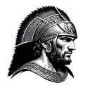 Roman Centurion tattoo design idea