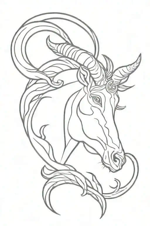 Capricorn, New Jersey Mackenzie tattoo design idea