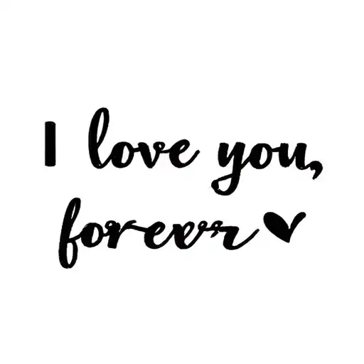 I love you, forever RN tattoo design idea