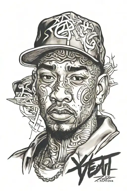 rapper yeat type tattoo tattoo design idea